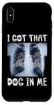 Coque pour iPhone XS Max Caniche gris humoristique I Got That Dog in Me Xray Meme