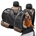 HyiFMY Car Dog Cage,Pet Travel Tunnel,Portable Breathable Foldable Pet Tent, Perfect for Outdoor Activities/Trip/Travel with Your Pets (Size : Large)