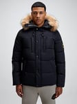 Zavetti Canada Oshawa 2.0 Padded Parka - Black, Black, Size S, Men