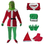 Joulu Grinch Adults Cosplay -asujuhlat Joulupukki Grinch -asu