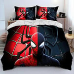 A86 Lakanat Spiderman Vuodevaatteet Setti Sängynpäällinen Universal, Irons Mans Lasten Sänky Lin_240x260cm 94x102in