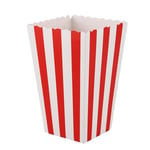 12 Cinema  Treat  Small Candy Favour Popcorn Bags Boxes,red W9R5