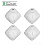 AiYaTo-Localisateur de clé Bluetooth,fonctionne avec Apple Find My Global Network,Smart AirTag Tracker pour système IOS,article pour sacs - Type 4pcs WHITE #B