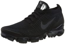 Nike Men's Air Vapormax Flyknit 3 Track & Field Shoes, Multicolour (Black/Anthracite/White/Metallic Silver 000), 9.5 UK
