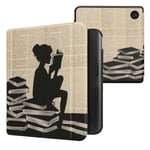 Slim PU Leather Case Cover for Kobo Libra Colour 