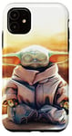 Coque pour iPhone 11 Star Wars : Le Mandalorien : L'enfant Grogu médite