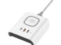 Budi QC3.0 Wireless Charger 2xUSB 5V 2.4A (White)