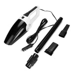 120W 3600mbar Portable Wet&Dry Vehicle Car Handheld Vacuum Cleaner Black White