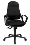 Topstar Chaise de Bureau Support SY avec accoudoirs Noir