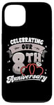 iPhone 13 8th Wedding Anniversary Celebrating 8 Years Matching Gift Case