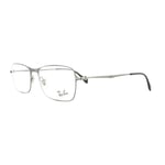 Ray-Ban Rectangular Matt Gunmetal Mens Glasses Frames - Grey - One Size