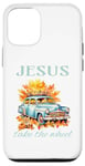 Coque pour iPhone 13 2024 Automne et Automne Jésus Take The Wheel Vintage Christian