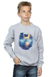 Iron Man Distressed Head Sweatshirt