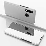 Hülle® Plating Flip Mirror Case for Huawei P30 Lite (Silver)