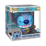 Funko Pop! Jumbo: Stitch - Avec UKELE - LILO ET Stitch - Figur de Vinyle à Colle