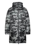 Rains Kevo Long Puffer Jacket W4T4 Grå