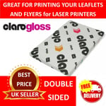 SRA4 GLOSS PAPER 300 gsm for Laser & Digital Printers x 500 sheets by Claro