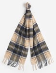 Barbour New Check Tartan Scarf Barour - Sand Beige Plaid **