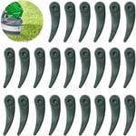 Remplacement des Lames De Strimmer d'herbe Lot de 24 Lame coupe bordure bosch pour coupe-bordures Bosch Durablade Art 23-18 LI Art 26-18 LI Vert Longueur 84mm