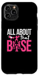 Coque pour iPhone 11 Pro Cheerleading Funny All About That Base Cheer Leader Girls