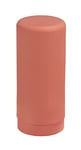 WENKO Distributeur de Liquide Vaisselle Easy Squeez-e pour la Cuisine Rouge, Haut de Gamme, dosage Facile, Distributeur de Savon en Silicone Anti-Fuite, contenance 250 ML, Ø 6 x 14 cm, Rouge tuile