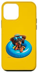 Coque pour iPhone 12 mini P.D.Moreno Flotteur gonflable pour piscine Motif teckel