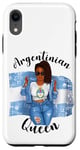 Coque pour iPhone XR Reine noire argentine, femmes afro-africaines, l'Argentine fière