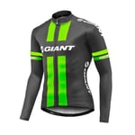 2023 Spring Långärmad Cykeltröja Set GIANT Mtb Cykelkläder Cykel Maillot Ropa Ciclismo Mans Cykelkläder Cykling Army Green XL