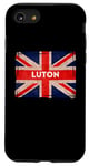 Coque pour iPhone SE (2020) / 7 / 8 Drapeau Luton Bedfordshire Born And Bred