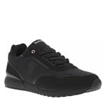 Sneakers Redskins noire et à lacets plats