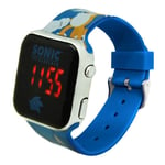 Montre LED Bleue Sonic Le Hérisson Avec Bracelet En Silicone