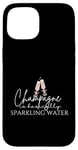 iPhone 15 Champagne Is Basically Sparkling Water Pink Coquette Bows Case