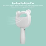 Handheld Bladeless Cooling Fan 2000mAh USB Rechargeable 3 Speed Eyelash Drye SG5