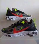 NIKE REACT ELEMENT 87 ,,Camo'' SIZE UK 6.5 EUR 40.5 (CJ4988 200)