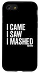 Coque pour iPhone SE (2020) / 7 / 8 I Came I Saw I Mashed Buttons Jeux vidéo Gamer Noob