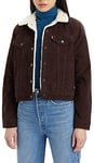 Levi's Women's Original Sherpa Trucker Jacket, Mole, XXS