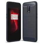 Carbon Flex OnePlus 7 skal - Blå