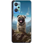 Mobilcover til Realme GT Neo2 med Glad Hund motiv