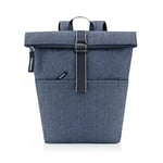 Reisenthel EK4113 ROLLTOP BACKPACK HERRINGBONE DARK BLUE Gym Bag Women's HERRINGBONE DARK BLUE Size Unica