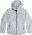 Outdoor Research Women's Helium Rain Jacket Titanium, M