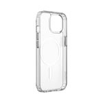 Belkin SheerForce coque de protection MagSafe pour iPhone 15, revêtement antimicrobien, coque pour iPhone 15 magnétique, transparente, étui avec rebords, protection caméra, anti-jaunissement