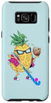 Coque pour Galaxy S8+ Hockey, ananas, fête hawaïenne, hockey de campagne