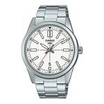 Montre Homme CASIO MTP-VD02D-7EUDF Acier Inoxydable Blanc Classique