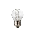 E27 Halogenlampa Klot Klar E27 18W 205 lumen