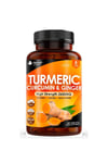 Turmeric Supplements Ginger & Black Pepper Turmeric Tablets 95% Curcumin (6 months supply)