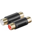 Pro Audio adapter RCA Coupling F x2