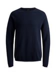 Jack & Jones Hill Stickad Tröja Herr Navy