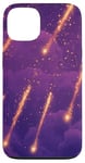 iPhone 13 Celestial Falling Stars in Starry Night Sky Aesthetics Case