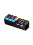 G.Skill Trident Z RGB AMD Series DDR4-2400 - 64GB - CL15 - Quad Channel (4 pcs) - AMD Optimized - Sort med RGB