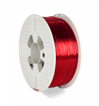 Verbatim – 3D Pinter Filament PET-G 1.75mm 1kg red transparent (55054)